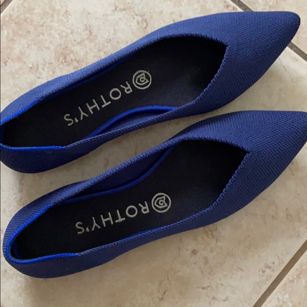 Rothy’s Cobalt Points Size 7